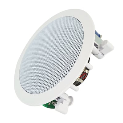 (12) Rockville CC525T White 5.25" Commercial 70v Ceiling Speakers For Restaurant image 6