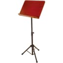On-Stage Stands SM7312W Conductor Stand with Wide Rosewood Bookplate