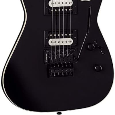 Dean Guitars 6 String Exile X Floyd Electric Guitar, Black Satin, # EXILEX F BKS image 1