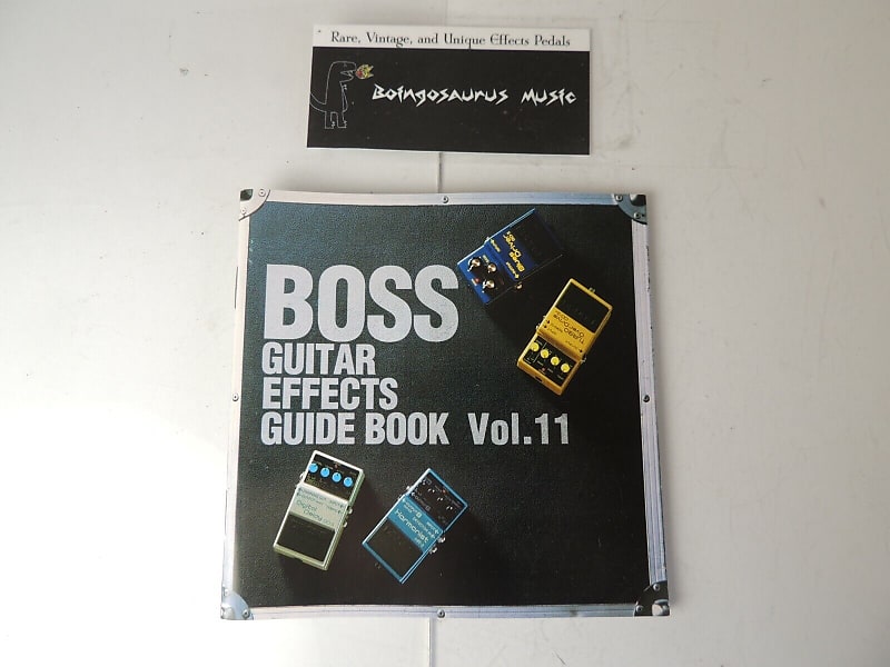 1996 Boss Guitar Effects Guide Book Manual Brochure Vol. Reverb