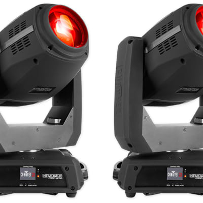 (2) Chauvet DJ Intimidator Hybrid 140SR Moving Head Beam, Spot, Gobo DMX Lights image 1