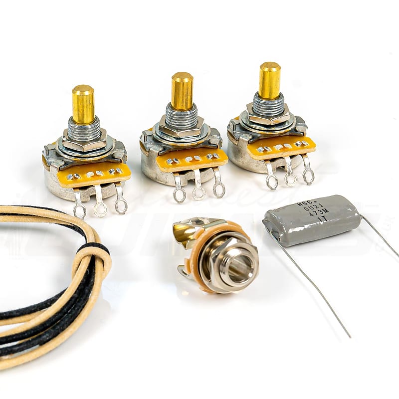 Jazz Bass Wiring Kit CTS pots, Orange Drop or Oil Reverb UK