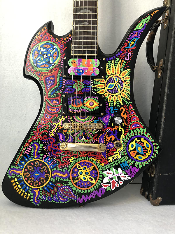 SALES*Fernandes MG Electric Guitar(松本秀人モデル)Hide Matsumoto Collection  X-Japan Black and Hand-painted