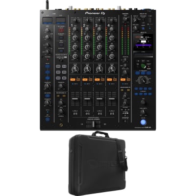 Pioneer DJ DJM-A9 4-channel DJ Mixer and Odyssey Molded Soft Case image 1