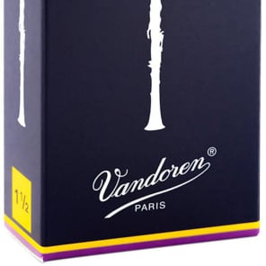 Vandoren CR1015 Traditional Bb Clarinet Reeds - Strength 1.5 (Box of 10)