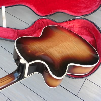 ♫ Hofner President 1957 Vintage Sunburst + Luthier Restored + H/case ♫ image 12