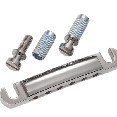 Allparts TP-0400 US Nickel Stop Tailpiece image 1