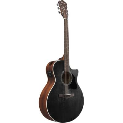 Ibanez IBANEZ AE140-WKH Elektro-Akustik-Gitarre, weathered black open pore for sale
