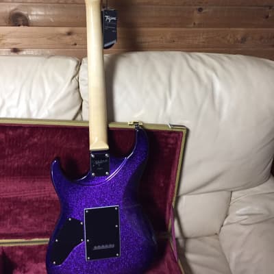 Tagima Chameleon  hand made in Brazil guitar 2019 purple sparkle image 7