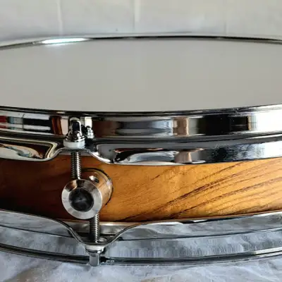 MARTIAL PERCUSSION  Pancake piccolo snare drum  mulberry natural satin image 3