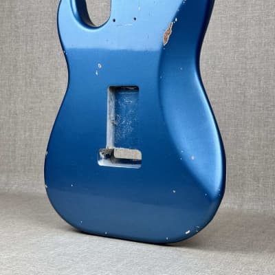 Lake Placid Blue Nitro Finish Guitar Body - Watch all the pics: It's 100% MADE IN ITALY image 2