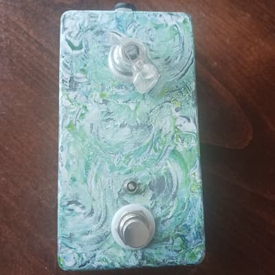 Custom Boutique Handmade EP Booster Clone Boost Overdrive Pedal, Great Tone, Cool Psychedelic Look image 1