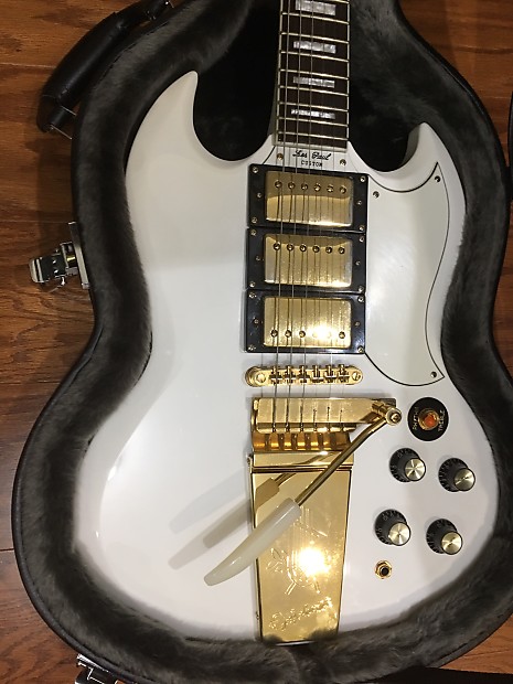 Epiphone G400 Custom Maestro Limited Ed. White Gold
