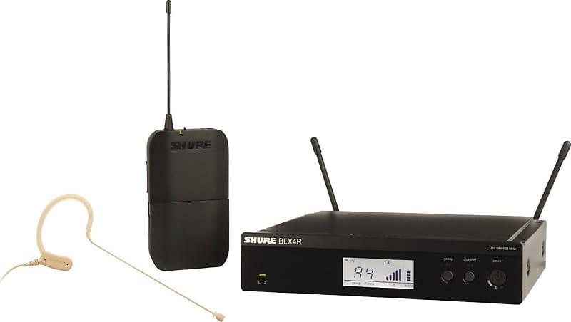 Shure BLX14R/MX53 Headworn Wireless System image 1