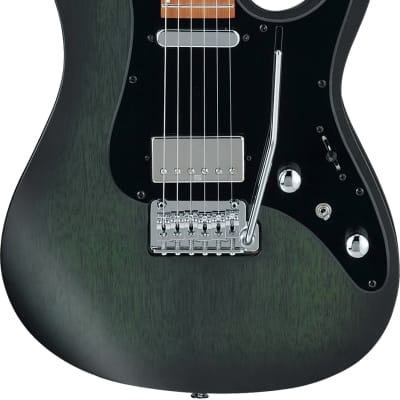 Ibanez Erick Hansel Signature 6str Electric Guitar w/Bag - Transparent Green Matte image 2