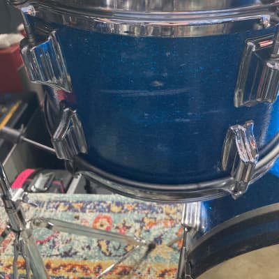 Rogers, Holiday "Headliner" 20,12,16 Dayton 3-Piece Set 1964 - Sparkling Blue Pearl image 18