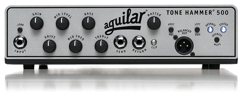 Aguilar Amplifier Tone Hammer 500 Super Light Bass Amp Head TH500 image 1