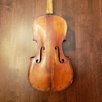 Baroque Violin for Restoration, attributed Saxon, mid-19th Century image 1