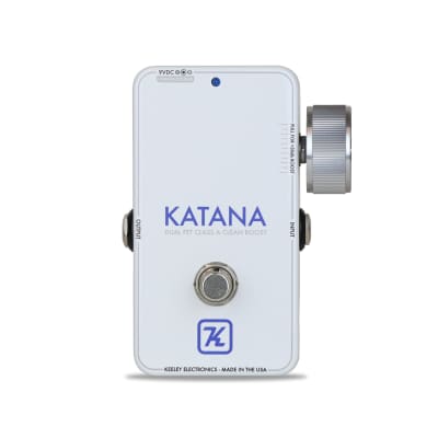 Keeley KATANA Clean Boost - Throwback White - - BRAND NEW Booster Pedal image 1