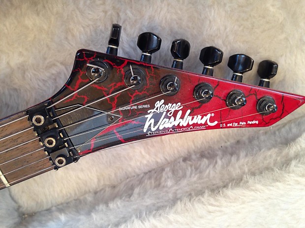 Washburn EC 29 1990 red and black | Reverb