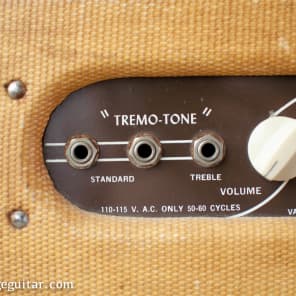 Vintage National Tremo-Tone Model 1224 1955 Tweed Valco image 7