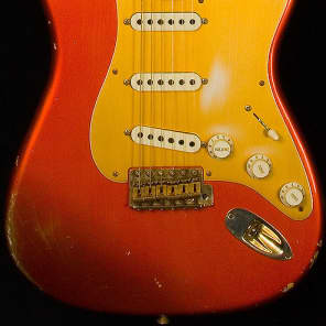 Fender Custom Shop 1956 Stratocaster Relic Candy Tangerine image 2