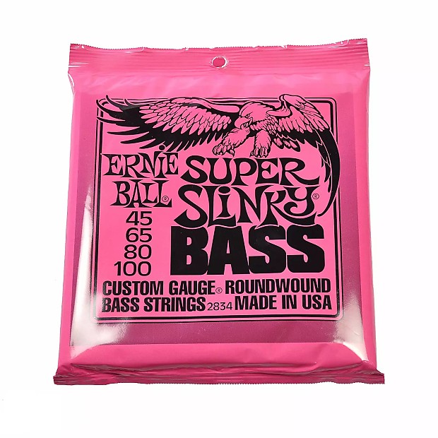 Ernie Ball 2834 Super Slinky Electric Bass Strings image 1