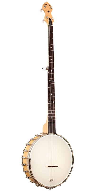 GoldTone MM-150LN Maple Mountain Openback Banjo Long Neck, Five String, Maple image 1
