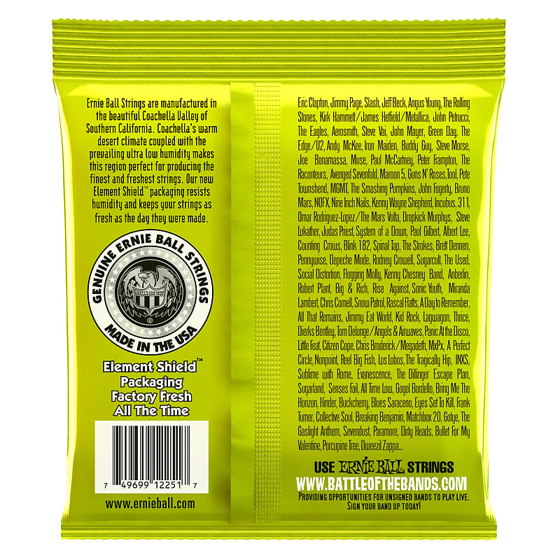 Ernie Ball 2251 Classic Regular Slinky Pure Nickel Electric 10-46