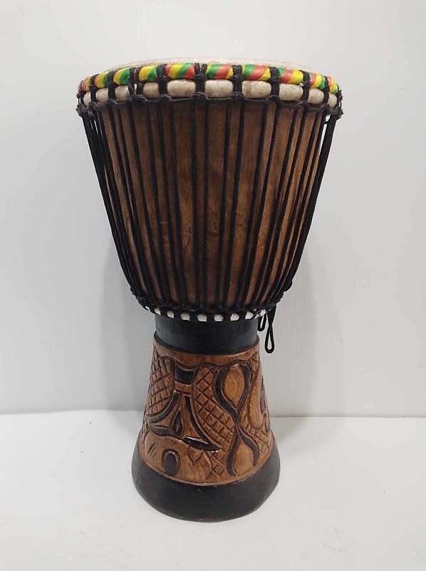 World Tribal Intermediate Djembé 10'' 2010's - Wood image 1