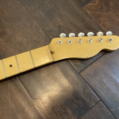 Musikraft Quartersawn 5A Flame Roasted Maple Neck | Reverb