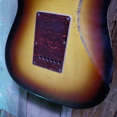 Keith Holland Custom S-ANS #1327 - Nitro 3-Tone Sunburst image 18