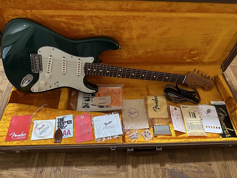 Fender American Vintage '62 Stratocaster 2000s - Sherwood Green image 1