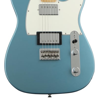 Fender Player Telecaster HH - Tidepool with Maple Fingerboard  Bundle with Fender Dual-Sided Super-Soft Microfiber Polish Cloth image 3