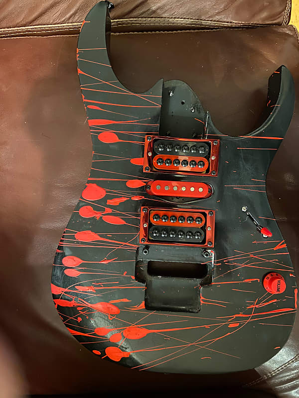 Ibanez RG470 1995-2010 - Black (Blood Splatter) | Reverb Hungary