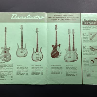 1963 Danelectro Catalog Brochure Case Candy Memorabilia image 4