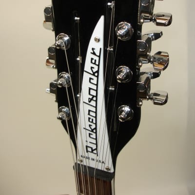 Rickenbacker 360/12 12-String Semi-Hollow Body Electric Guitar - Jetglo image 8