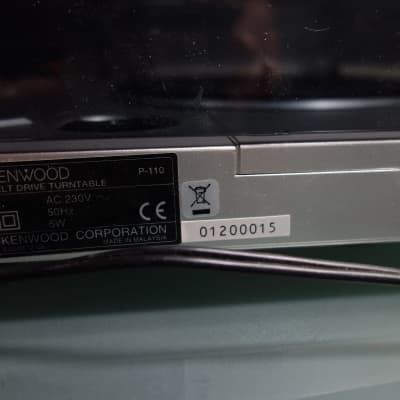 Kenwood stereo automatic turntable system P-110 - belt drive - platine vinyle mini image 9