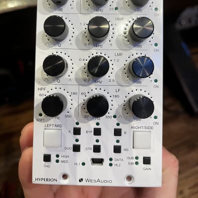 WesAudio HYPERION ng500 500 Series Stereo Parametric Equalizer 2020s - White image 2