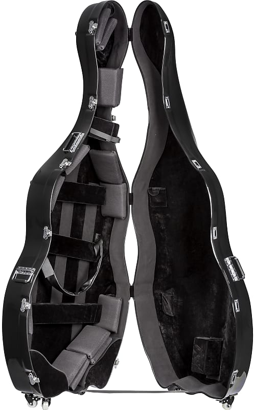 Core Fiberglass Bass Case Black - 3/4 image 1