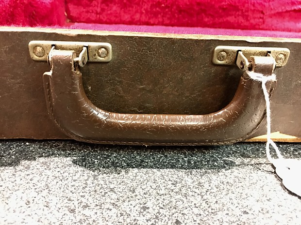 【有名人芸能人】 Gibson Brown 80's Vintage Case Guitar Hardshell Rectangle その他