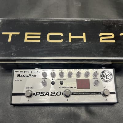 Tech 21 SansAmp PSA 2.0  Guitar Preamp Pedal  B- Stock Demo image 2