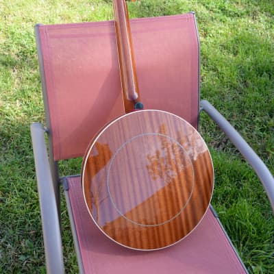 Capek Scarab five string (flathead + archtop tone ring) image 3