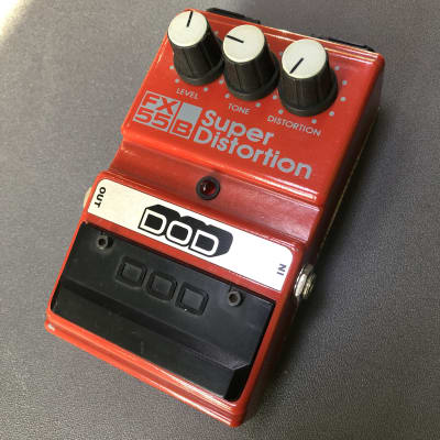 DOD Supra Distortion FX55-B Red 1990s | Reverb