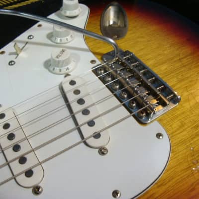 WR Custom Strat Korina Wood Guitar 3 Color Sunburst 2014 image 20