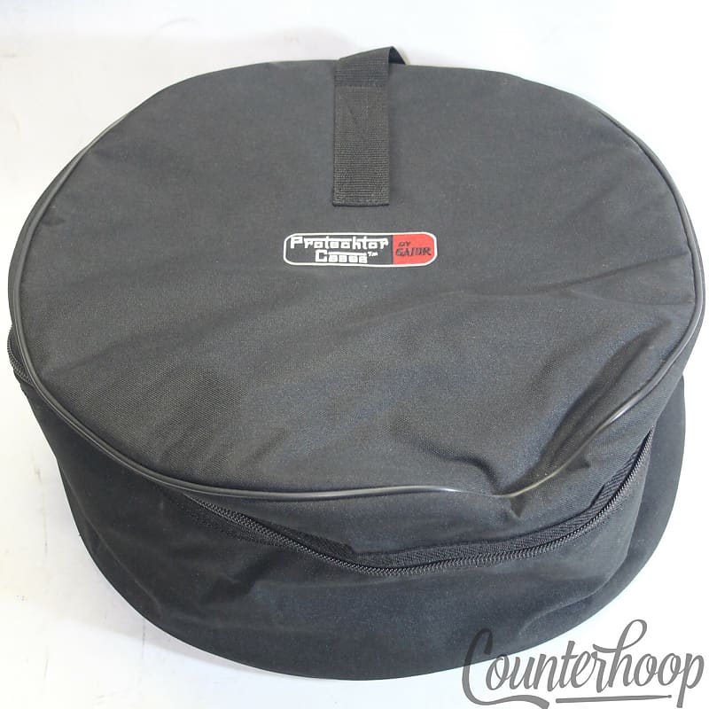 Gator Protechtor 5.5" x 14" Padded Snare Drum Bag Black Fabric Soft Shell Case image 1