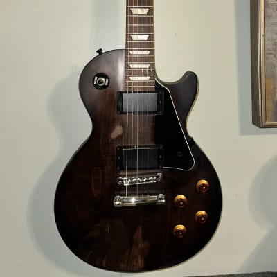 Gibson LPJ 2013 - Chocolate rubbed  Satin distressed vintage image 1
