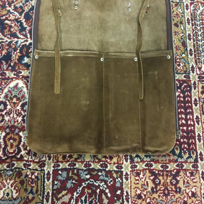 Vintage Terry Gould Leather Stick Bag Brown