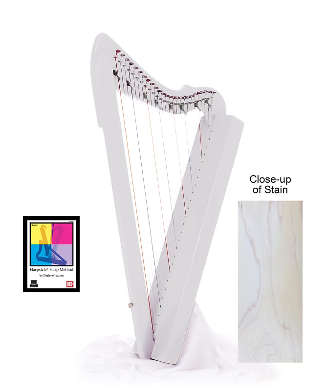 Sharpsicle Harp w/ Book & DVD - White image 1