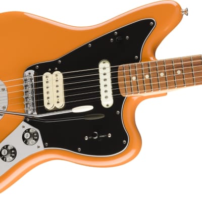 Fender Player Series Jaguar, Pau Ferro Fingerboard, Capri Orange Finish - MIM image 4